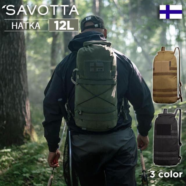 サヴォッタ ハトカ 12L SAVOTTA 正規代理店 アウトドア リュック リュックサック 耐久 キャンプ 登山 ハイキング トレッキング メンズ レディース 旅行 防災 通勤 軽量の通販は 11,435円