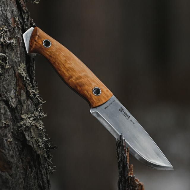ヘレナイフ ユートゥベーラ HELLE | ナイフ キャンプナイフ フルタングナイフ キャンプ アウトドア キャンプ用品 アウトドア用品 ソロキャンプ 料理 調理 釣り 登山 防災 カーリーバーチ バトニング 薪割り 刃厚3.0mm_11