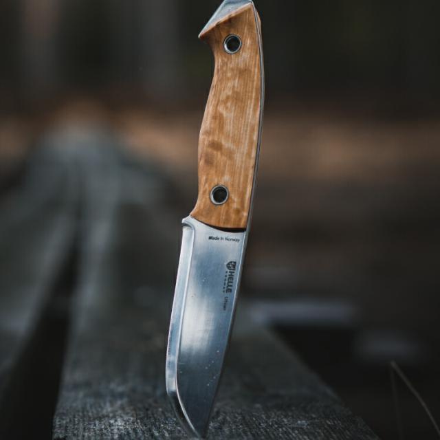 ヘレナイフ ユートゥベーラ HELLE | ナイフ キャンプナイフ フルタングナイフ キャンプ アウトドア キャンプ用品 アウトドア用品 ソロキャンプ 料理 調理 釣り 登山 防災 カーリーバーチ バトニング 薪割り 刃厚3.0mm_13