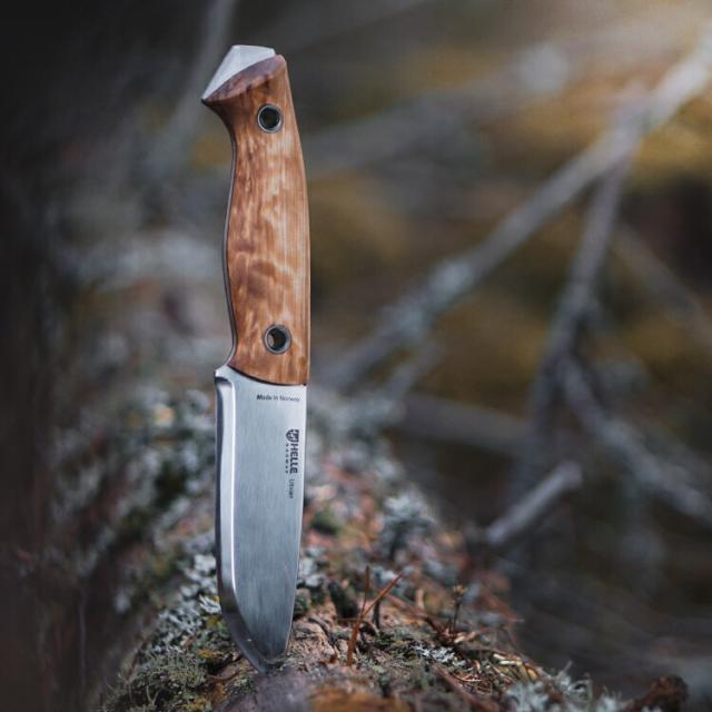 ヘレナイフ ユートゥベーラ HELLE | ナイフ キャンプナイフ フルタングナイフ キャンプ アウトドア キャンプ用品 アウトドア用品 ソロキャンプ 料理 調理 釣り 登山 防災 カーリーバーチ バトニング 薪割り 刃厚3.0mm_14