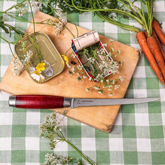 モーラナイフ フィレナイフ クラシック 1891 (S) レッド Morakniv | キッチンナイフ フィレナイフ 魚 肉 キャンプ アウトドア キャンプ用品 アウトドア用品 料理 調理 キッチン用品 ステンレス_8