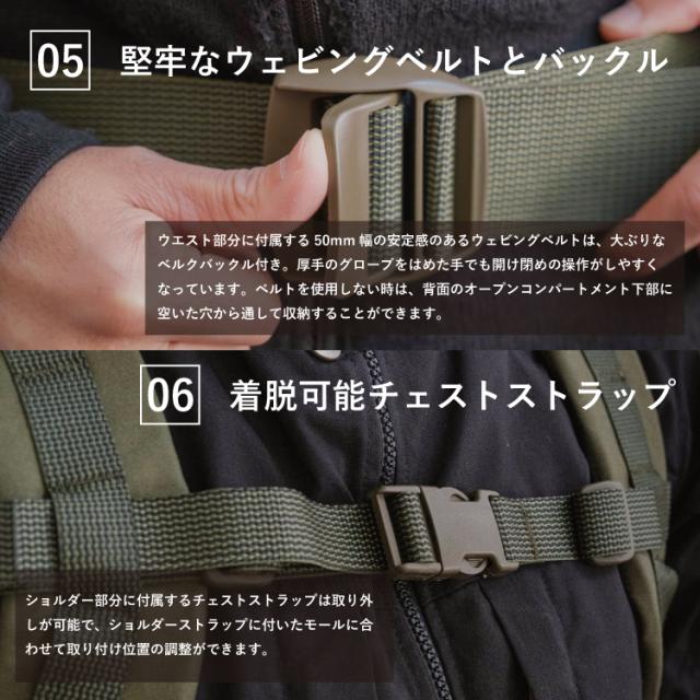 サヴォッタ カハッカ 25L SAVOTTA | 小さめ リュックサック デイパック 拡張可能 モールシステム アウトドア 登山 通勤 通学 旅行 釣り サイクリング ミリタリー A4 メンズ レディース フィンランド_13