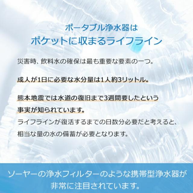 軽量 浄水器 ソーヤー 1ガロン(3.78L) グラビティシステム SP160 SAWYER 正規品 | 携帯浄水器 携帯用浄水器 アウトドア用品 アウトドアグッズ 防災 防災用 防災用品 防災グッズ 災害用 浄水 キャンプ キャンプグッズ キャンプ用品 川の水 緊急時 フィルター ろ過 ろ過器