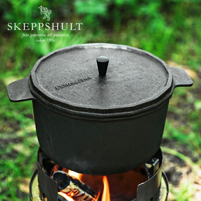 キャセロール 1.3L ヤーン スケップシュルト 鍋 鉄鍋 耐熱 アウトドア キャンプ バーベキュー BBQ SKEPPSHUL IH・ガス・焚火・直火・オーブン対応