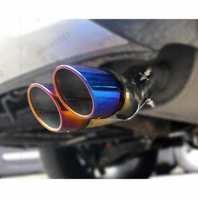 三菱 アウトランダー PHEV GF8W GF7W GG2W 専用設計マフラーカッター ステンレス 2本出し カスタム 外装 パーツ 1P 3カラー選択可能の通販は 7,022円