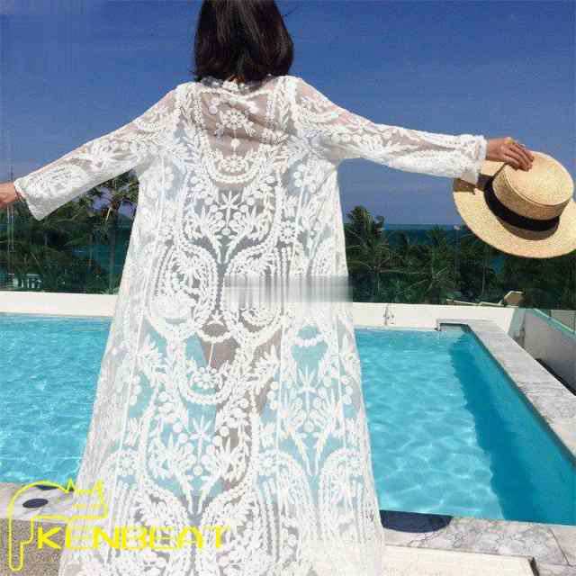 レース カーディガン ロング カーディガン 夏 薄手 総レース ロングカーディガン 夏 UV カーディガン レース 薄手 サマー カーディガンの通販は