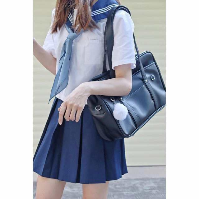 スクールバッグ合皮通学女子高生イーストボーイトートバッグ防水PU素材イヤホン穴付き鋲が付き手提げショルダーバッグカジュアル制服JK制の通販は abmoghatari.ir