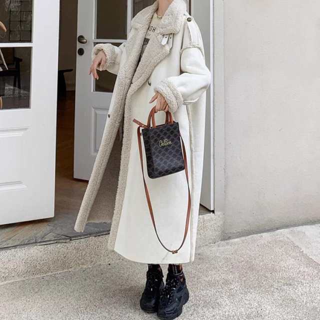 ロングコート レディース 冬 暖かい かわいい ボア コート ムートン アウター 韓国 ロング丈 厚手 襟 ムートンコート 白 スタンドカラー