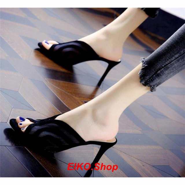 ミュールサンダル レディース ミュール サンダル ピンヒール 走れる ハイヒール サマー 夏 美脚 シューズ 疲れない 通勤の通販は