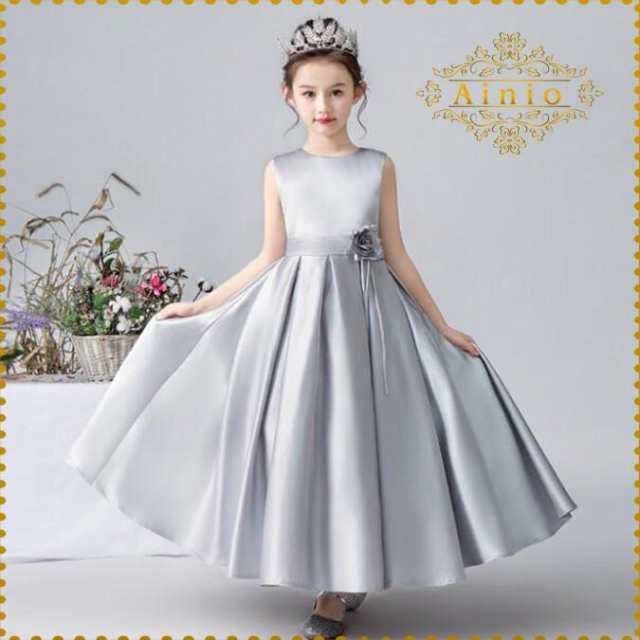 豪華 ピアノ 発表会 ドレス  子供ドレス  ジュニアドレス 結婚式 キッズ 女の子ドレス七五三 演奏会 入学式  子供服 フォーマル ワンピース130 140 150 160の通販は