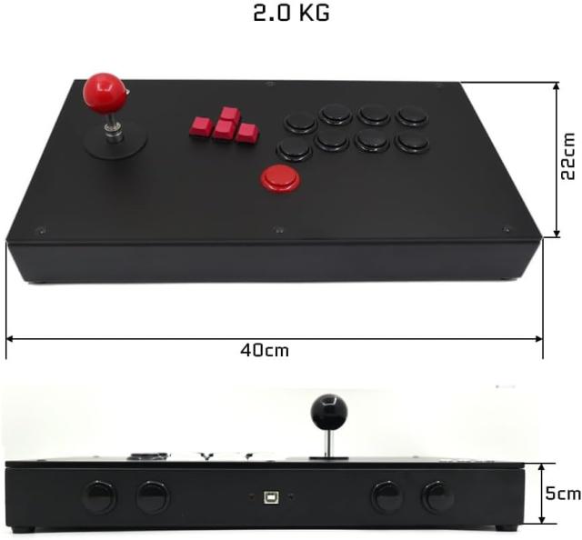 FIGHTBOX アーケードコントローラー USB接続 ほぼ未使用】FIGHTBOX-M8