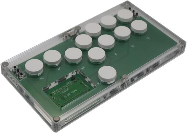 FightBox B1-MINI-PC-DIY アーケードコントローラー 超薄型 ホットスワップ 白