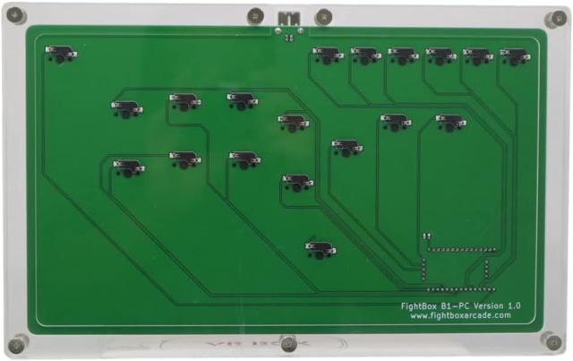FightBox B1-MINI-PC-DIY アーケードコントローラー 超薄型 ホットスワップ 白