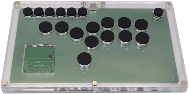 FightBox B1 PC レバーレスアーケードコントローラー 静音銀軸スイッチ 14ボタン PC対応