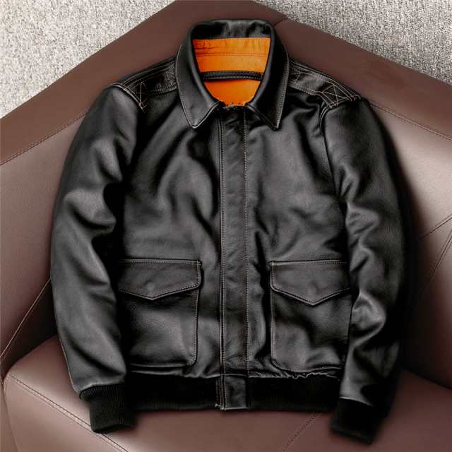 革ジャン 牛革 本革 メンズ レザージャケット ファッション ライダースジャケット シングル スタンド襟 アメカジ 大きいサイズ カジュアルの通販は