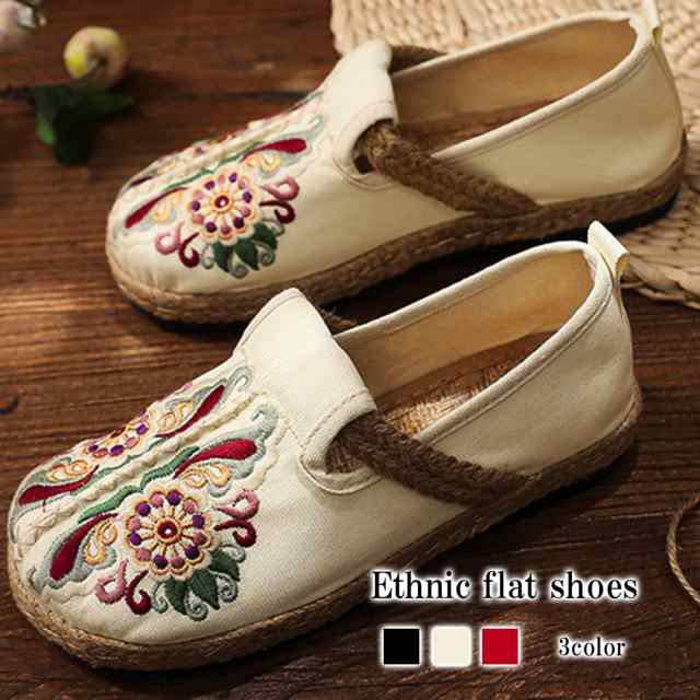 スリッポン スニーカー エスニックフラットシューズ レディース 雪道 かわいい おしゃれ 厚底 黒 キルティング 春 軽い 幅広 秋 ブランドの通販は