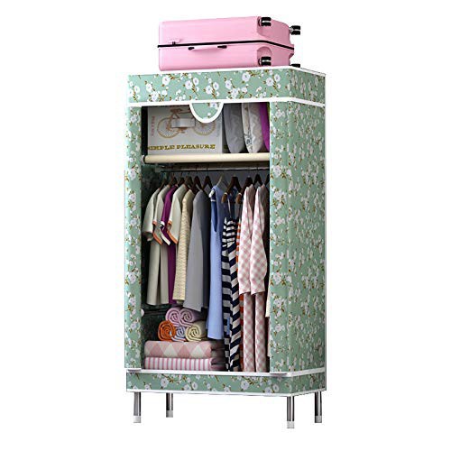 ワードローブ 組み立て式 クローゼット 衣類収納 75*45*170cm ハンガーラック 大容量 フルカバー付き 頑丈 組み立て簡単 洋服タンス 収納の通販は 9,490円