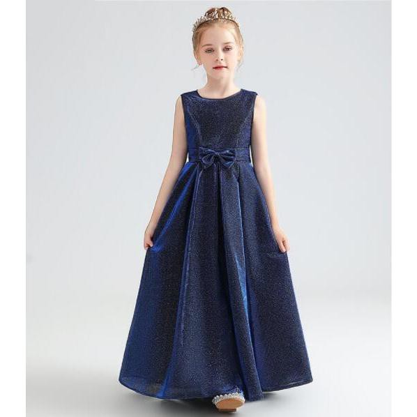 子供ドレス フォーマル発表会ドレス ロングドレス ピアノ発表会 ドレス ジュニアドレス バイオリン演奏会 結婚式 コンクール 七五三の通販は