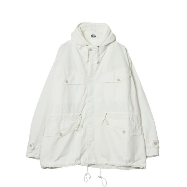 COUPON配布中 ARMY TWILL / Nylon OX Hooded Coat WHITE アーミーツイル ユニセックス 軍物