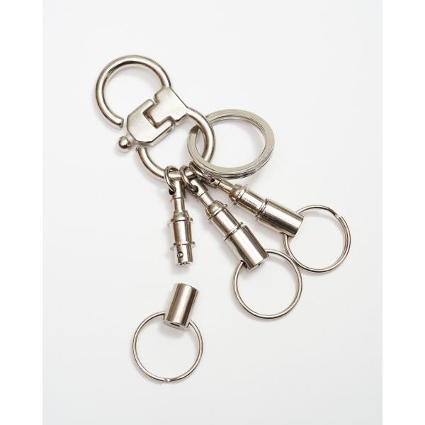 HIDAKA シルバー カラビナ付きキーホルダー HIDAKA シルバー カラビナ付きキーホルダー HIDAKA