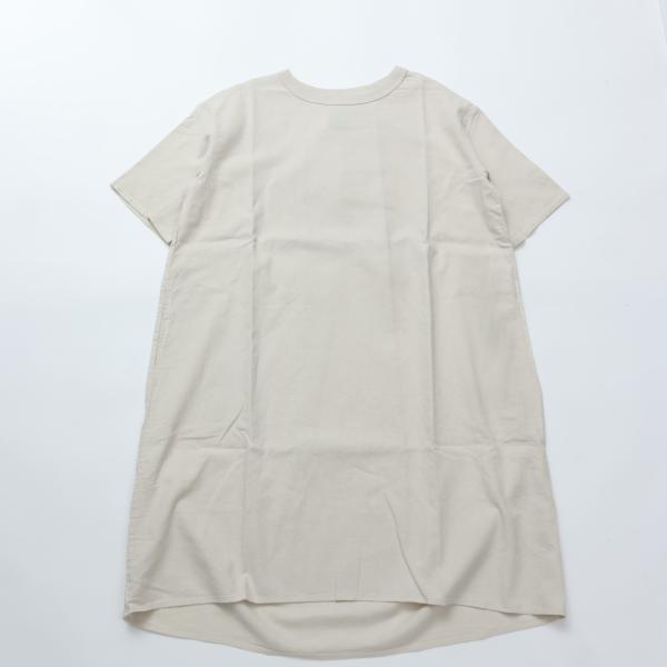 COUPON配布中 maillot / linen rich back tuck half sleeve shirt-OP IVORY マイヨ ワンピース
