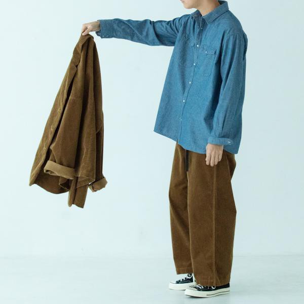 COUPON配布中 Ordinary fits / CORDUROY BELL PANTS IVORY　オーディナリーフィッツ　コーデュロイ