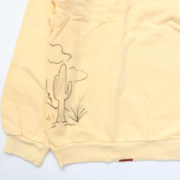 COUPON配布中 Work of Art Kendai / Damaged Half Zip SH