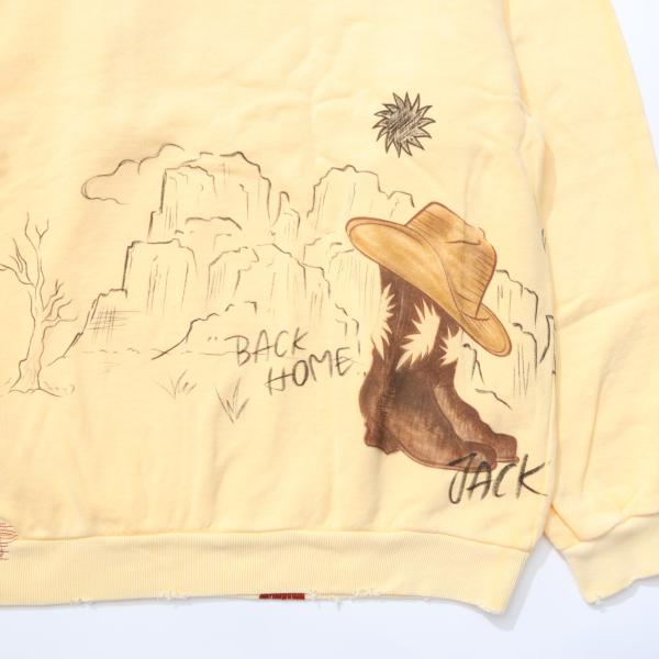 COUPON配布中 Work of Art Kendai / Damaged Half Zip SH