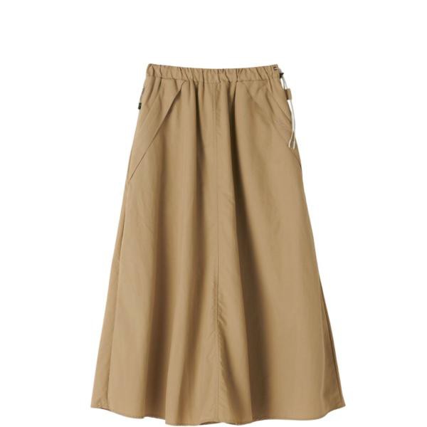 COUPON配布中 WILD THINGS / FLARE SKIRT　BEIGE ワイルドシングス フレアスカート　