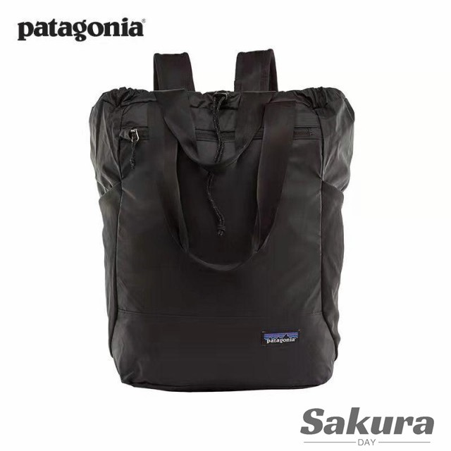 patagoniaリュックサックバックパックウルトラライトブラックバッグトートホールリュックサックの通販は 10,064円