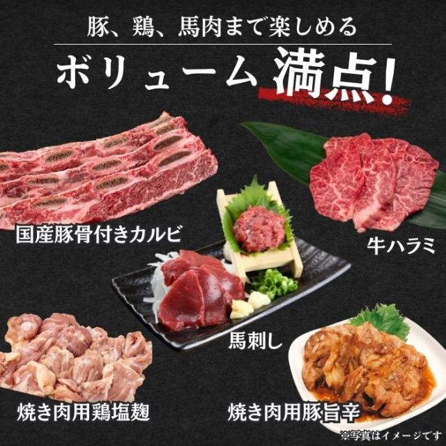 送料無料 肉 福袋 10種以上4kg以上 米沢牛 黒毛和牛 入り 25,相当 牛タン ブロック スライス 牛肉切り落とし カルビ 国産 ホルモン 高級 豚肉 訳あり ルイビ豚 焼肉_5