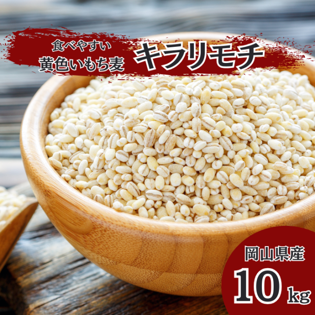 送料込み！10kg もち麦　キラリモチ　大麦　健康 キラリモチ もち麦 10kg 国産 大麦 健康