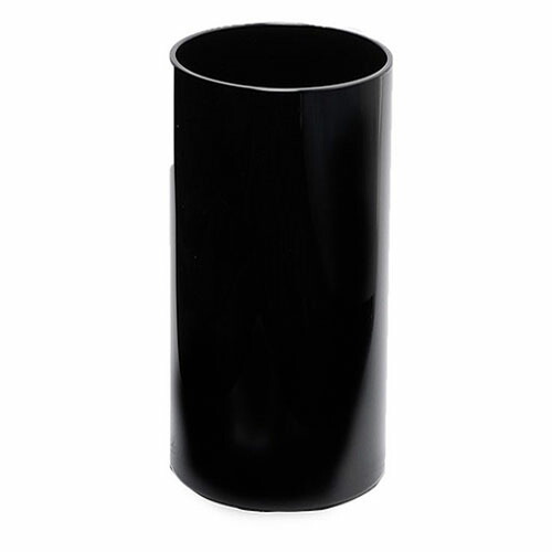 割れないガラス 花瓶 花びん かびん 花器 花立 シンプル インテリア おしゃれ 北欧 和風 ブラック フラワーベース PVシリンダーBK φ20xH40の通販は