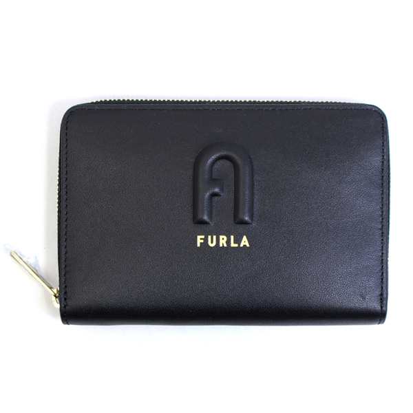 フルラ FURLA 財布 二つ折り財布 折りたたみ財布 ラウンドファスナー ...