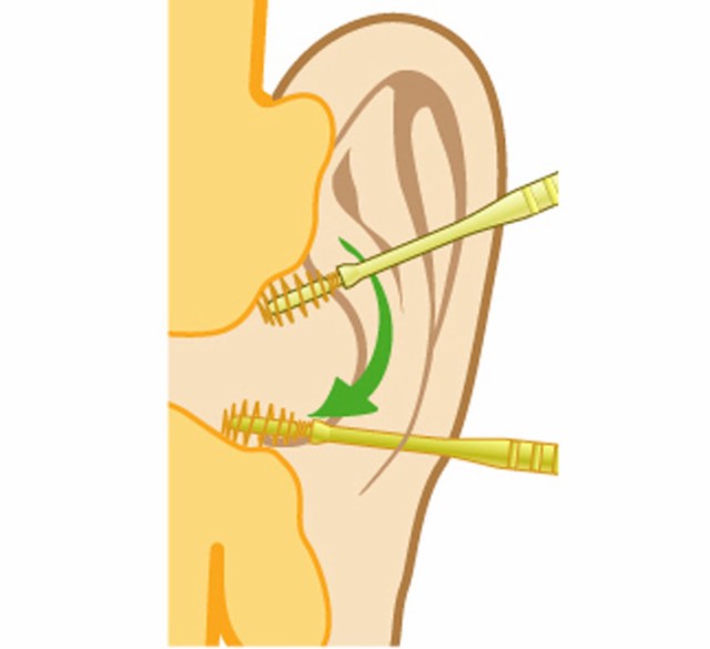 ののじ 綿棒 耳かき 耳掻き コイル 螺旋 金属 ステンレス 耳掃除 耳垢