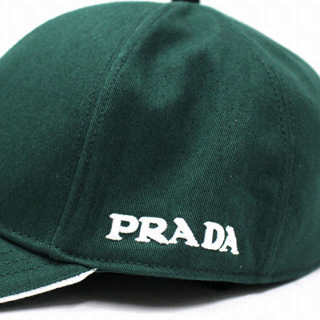 プラダ　PRADA ベロア　トップス　スウェット　グリーン