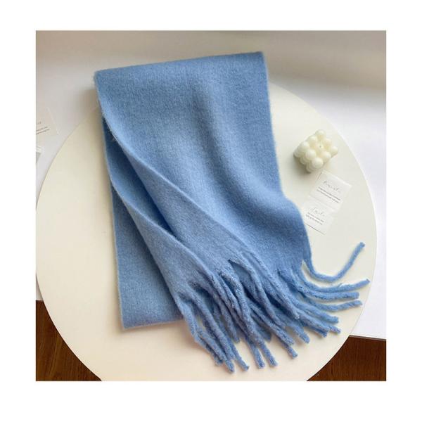 ★限定クーポン★マフラー ボリュームフリンジマフラー ストール ショール ロングマフラー カシミアタッチ レディース 防寒 暖かい 無地 大判 ポレロ 秋冬 軽量 マフラー