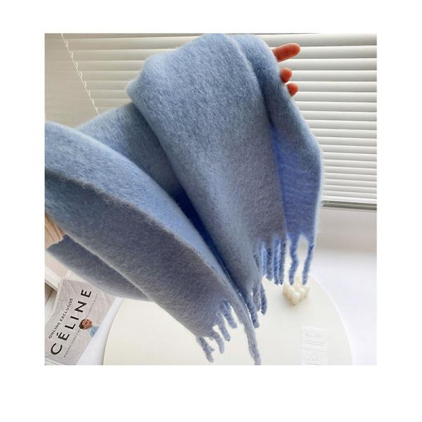 ★限定クーポン★マフラー ボリュームフリンジマフラー ストール ショール ロングマフラー カシミアタッチ レディース 防寒 暖かい 無地 大判 ポレロ 秋冬 軽量 マフラー