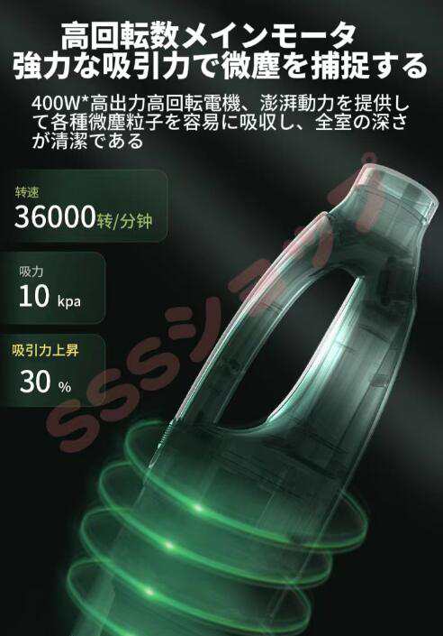 掃除機 コードレス掃除機 クリーナー 車用掃除機 充電式 ハンディクリーナー スティック型 サイクロン式 サイクロンクリーナー 強力吸引 ハンディクリーナー本体