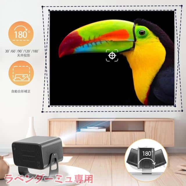 プロジェクター 小型 本体 家庭用 4K対応 1080P WIFI6 Bluetooth5.2