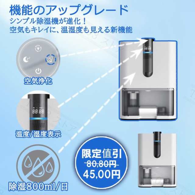 新型 除湿機 空気清浄機 衣類乾燥 静音 家庭用 500ml 節電 除菌 強力 ハイブリッド式 28畳 小型 梅雨対策 大容量 コンパクト 消臭 部屋干し 結露対策 新型 除湿機 空気清浄機 衣類乾燥 静音 家庭用 500ml 節電 除菌 強力
