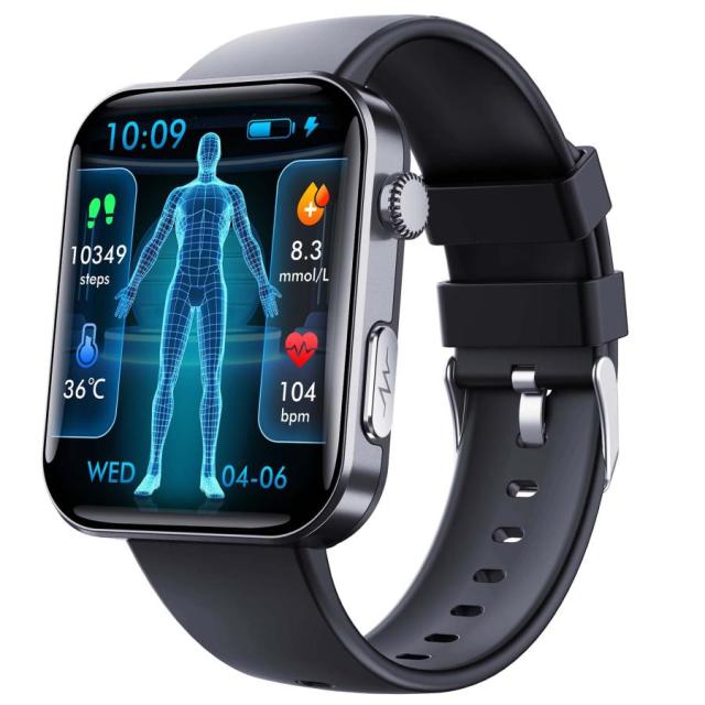 スマートウォッチ 健康管理 通話機能 心電図 血圧測定 SOS 着信通知 血中酸素 天気 心拍数 体温 歩数計 日本製センサー 運動モード 年寄り お正月 プレゼントの通販は
