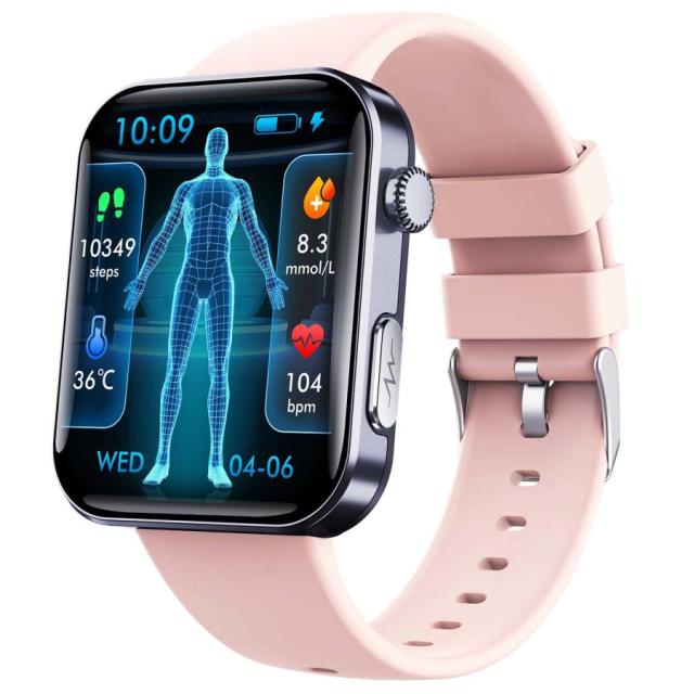 スマートウォッチ 健康管理 通話機能 心電図 血圧測定 SOS 着信通知 血中酸素 天気 心拍数 体温 歩数計 日本製センサー 運動モード 年寄り お正月 プレゼントの通販は