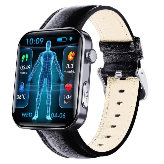 スマートウォッチ 健康管理 通話機能 心電図 血圧測定 SOS 着信通知 血中酸素 天気 心拍数 体温 歩数計 日本製センサー 運動モード 年寄り お正月 プレゼントの通販は