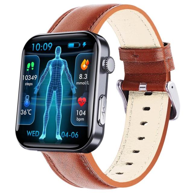 スマートウォッチ 健康管理 通話機能 心電図 血圧測定 SOS 着信通知 血中酸素 天気 心拍数 体温 歩数計 日本製センサー 運動モード 年寄り お正月 プレゼントの通販は