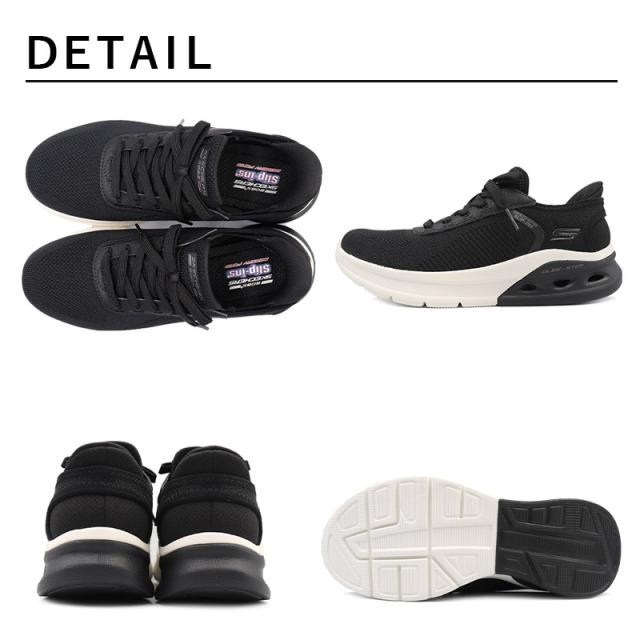 スニーカー レディース スケッチャーズ 厚底 靴 117638 スリッポン 黒 ハンズフリーシューズ 軽量 おしゃれ スニーカー レディース スケッチャーズ 厚底 靴 117638 スリッポン 黒