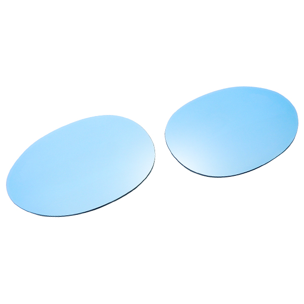 R.A.C ワイドビュー ブルー ドアミラー レンズ 純正交換タイプ フォルクスワーゲン トゥーラン 5T 2016年〜 アウディ Q7 4M 2016年〜 R.A.C ワイドビュー ブルー ドアミラー