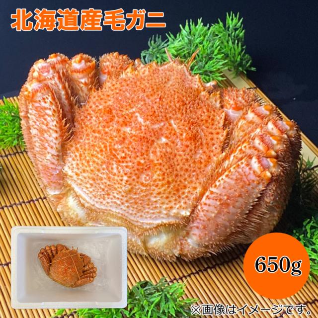 北海道産毛ガニ６５０ｇ