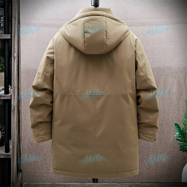 中綿コート メンズ 冬 ベンチコート 厚地 中綿ダウンコート ハーフ