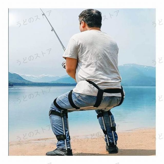 魔法のショーサプライズチェア見えない椅子マジックトリックウェアラブルチェアレスチェア折りたたみキャンプのスツール釣りとバーベキュー浮遊シートベア